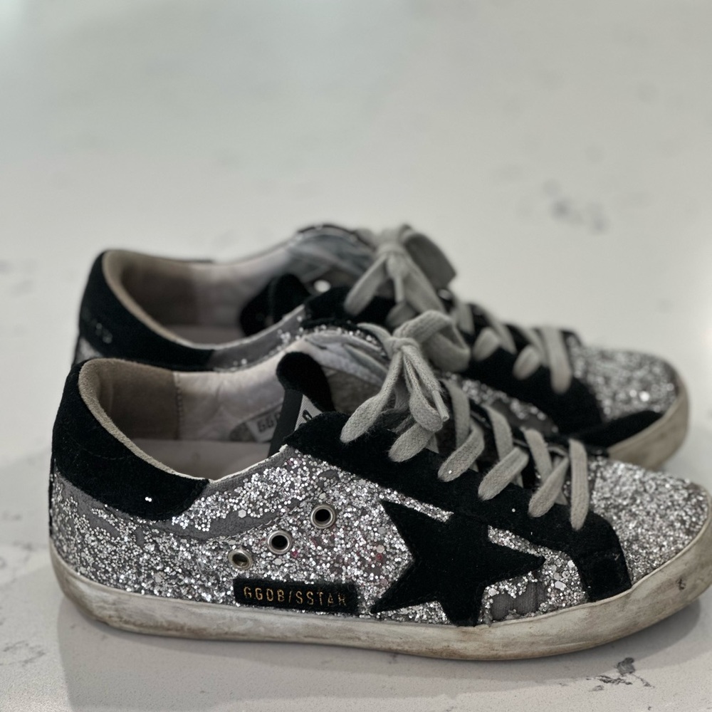 Golden Goose silver/ black size 36 shoe. - Picture 13 of 13